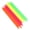 Red, Yellow, Green Solid, variant on Chef Craft Classic Numeral Candle, Number 1, 3 inch, White/Red