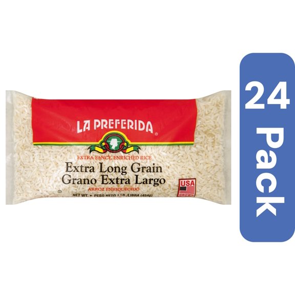 La Preferida Long Grain Rice 16 oz (Pack Of 24)