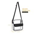 thumbnail image 2 of Baohd Grand Sac Fourre-Tout Transparent Sac à Bandoulière Imperméable en PVC, 2 of 9