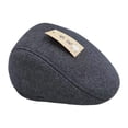 thumbnail image 1 of Capítulo de periódicos para hombres Sombrero de conducción de sombrero de cabeza casual para viajes al aire libre de invierno Gris claro, 1 of 8