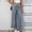 Navy(New), variant on PNTUTB Women's Fashionable Versatile Striped Casual Relaxed Comfortable Drawstring Wide Leg Pants with Pockets