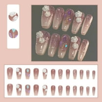 Custom Semicured Gel Nail Stickers Realistic Polish Strips Manicure Kit