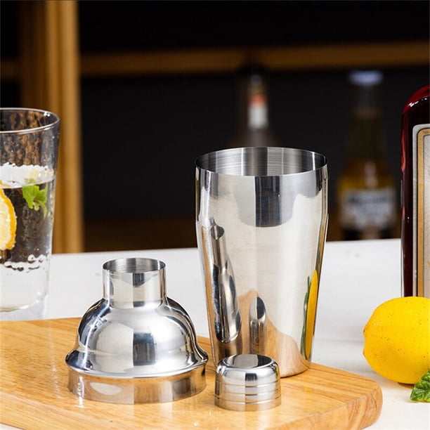 550ml 750ml Three-stage Stainless Steel Cocktail Shaker Martini Bartender Shaker Cup Bar Tools Bartending Mixer Accessories550mlGERMANY He Qiyong unisex