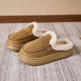 thumbnail image 5 of Yindaity Womens Indoor Outdoor Slippers Women's Fuzzy House Slippers Suede Fluffy Winter Slipper Cozy Furry Warm Shoes Indoor/Outdoor(AG,15.99), 5 of 6
