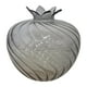 thumbnail image 2 of Jarrón de flores de cristal, decoración, regalo moderno, maceta con forma de granada, jarrón de flores para Gris, 2 of 9