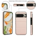 thumbnail image 4 of Compatible with Google Pixel 9 / 9 Pro Case, with PU Leather Credit Card Holder Magnetic Back Stand Rugged Slot Mobile Flip Purse Phone Cover for Google Pixel 9 / 9 Pro Women Men - Rosegold, 4 of 7