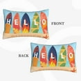 thumbnail image 3 of Haiem Pillowcase for Hair and Skin Queen - Hello Summer3 Printed Soft Pillowcase with Envelope Closure-14"x20", 3 of 8