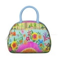 thumbnail image 2 of Boho Chic Lunch Box Bag for Women, Earthy Style Insulated Tote, Leakproof and Durable, Great for Office Lunch or Outdoor Use, 2 of 4