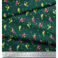 thumbnail image 3 of Soimoi Polyester Crepe Fabric Straw & Juice Beverages Printed Fabric 1 Yard 52 Inch Wide, 3 of 3