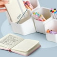 thumbnail image 4 of JZROCKER Oblique Pen Cup Makeup Brush Organizer Holder Stackable Desk Pen Organizer, 4 of 16