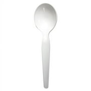 Heavyweight Polystyrene Cutlery, Soup Spoon, White, 1000/carton | Bundle of 2 Cartons