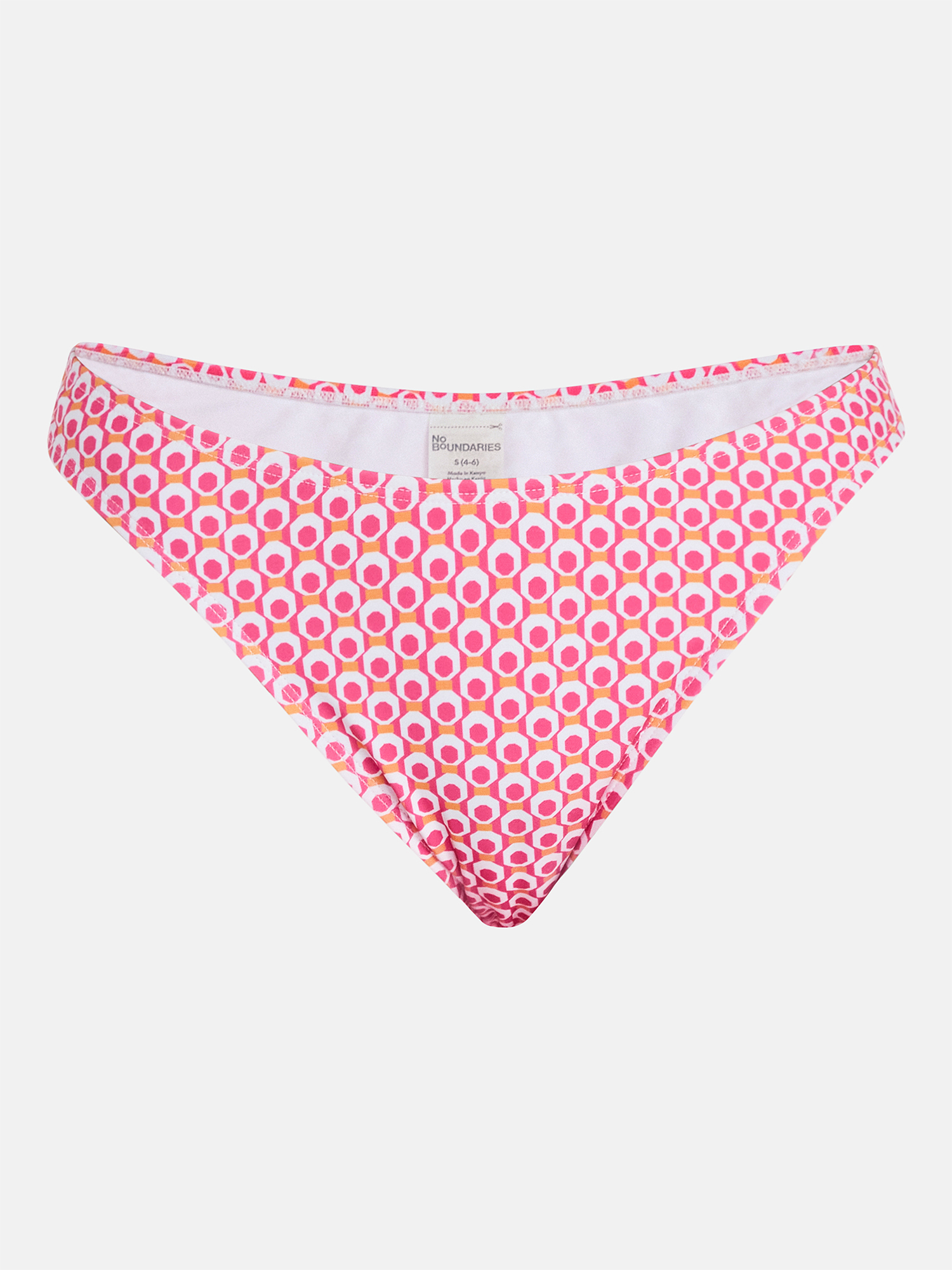 No Boundaries Geo Jam Bikini Bottoms, Women's XXS-XXL
