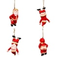 thumbnail image 2 of Naiovety Resin Santa Claus Hanging Pendant Decorative Window Replacement Christmas Car Bedroom Household Office Living Decor Room Kits de decoración para fiestas Rojo Al revés Naiovety HA041415-02, 2 of 6