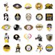 thumbnail image 4 of Pegatinas Steelers Rugby, vinilo impermeable, anime, 50 unidades, 4 of 5