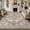 HT-Taupe, variant on SIXHOME 8'x10' Area Rug Washable Retro Living Room Bedroom Carpet Soft Floral Distressed Indoor Rug Brown