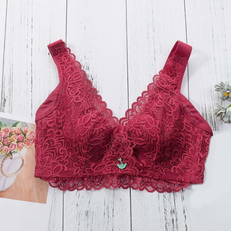 

CAICJ98 Bras For Women Seamless Bra Wireless Bra for Women Convertible Strap Ultra Comfort Bra V Neck Invisible Bralette 40C