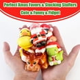 thumbnail image 4 of Juguetes Sensoriales Squishy Hortensia Azul Navidad 24 Piezas para Niños, 4 of 7