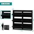 thumbnail image 4 of FANRAL 6 Flip Drawer 12 Tier Shoe Storage Cabinet,Wooden Shoe Rack Organizer,Hidden Shoe Storage Narrow Shoe Closet for Entryway,Black, 4 of 8