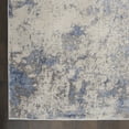 thumbnail image 4 of Nourison Sleek Textures Abstract Blue/Ivory/Grey 5'3" x 7'3" Area Rug, (5x7), 4 of 8