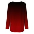 thumbnail image 6 of Blouses for Women Dressy Casual Dressy Casual Sweatshirt for Women 2024 Fitted Womens Tshirt Woman Sweatshirts 3/4 Sleeve Tunic Tops for Women, 6 of 6