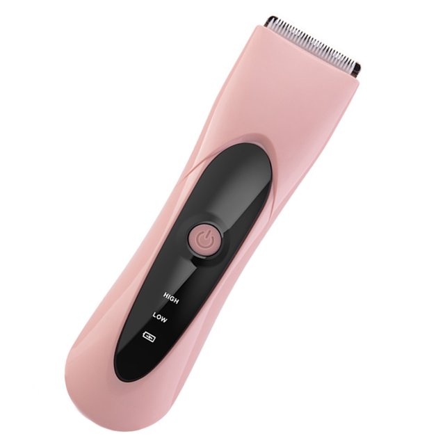KONTONTY Rechargeable Electric Pet Hair Clipper Low Noise Dog Grooming Trimmer Kit For For Home Use And Stress Grooming