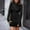 Black, variant on SMihono Trendy Hip Wrap Short Sweater Dresses for Women Slim Fit Casual Womens Autumn and Winter Warm Solid Color Long Sleeve Mock Neck Solid Color Female Leisure Black L