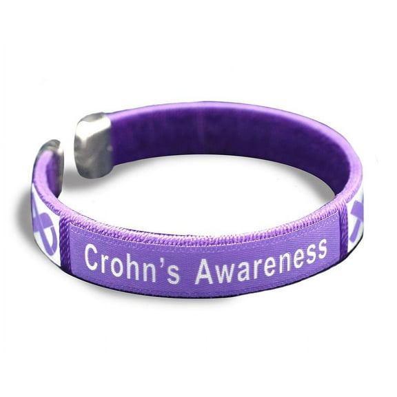 Crohn's Disease Awareness Bangle Bracelets