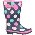 thumbnail image 2 of Cotswold Childrens Girls Dotty Spotted Wellington Boots, 2 of 5