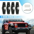 thumbnail image 2 of Juego de bisagras de puerta Unique Bargains No.55395385AC/55395384AC para Jeep Wrangler JK 2007-2018 negro, 2 of 7