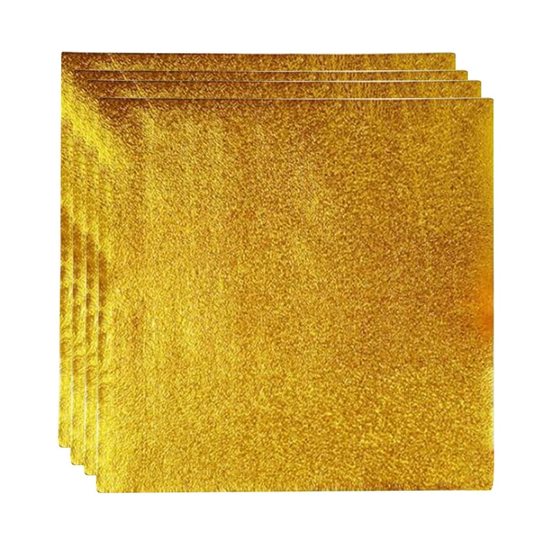 Gold Wrapped Chocolate Bar Paper Baked Foil Sheets 7′ x 10′