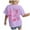 Light Purple, variant on eileial Girls Tops Cotton Crew Neck T-Shirt Kids Plain Tees Tops,Light Purple 11-12 Years