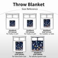 thumbnail image 2 of Space Astronaut Throw Blanket Soft Plush Flannel Blanket for Baby Girls Boys Space Themed Bedroom Decor Blankets for Couch, Sofa 40"x50", 2 of 8
