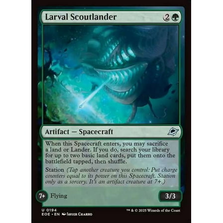 MtG Edge of Eternities Uncommon Larval Scoutlander (FOIL) #194