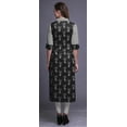 thumbnail image 4 of Bimba Robe Longue en Rayonne Imprimée Tunique Droite pour Femmes Haut Indien, 4 of 6