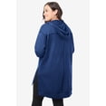 thumbnail image 2 of Roaman's Women's Plus Size French Terry Tunic Hoodie, 2 of 6
