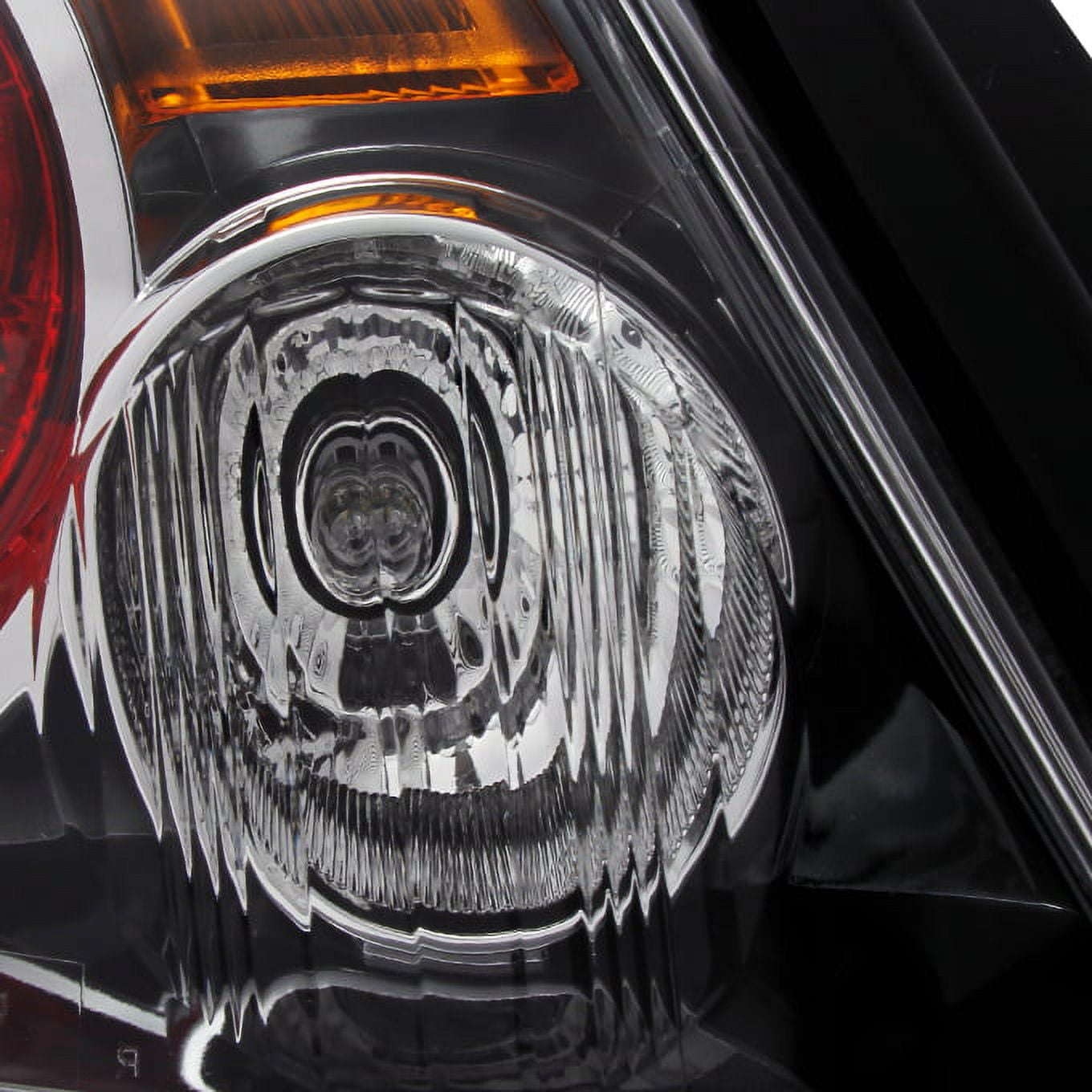 AKKON - Fits 2007-2012 Altima 4-Door Sedan Chrome Tail Brake Lights Driver + Passenger Side Replacement Pair
