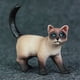 thumbnail image 2 of 2 esculturas de gato de imitación, adornos artesanales de gato, modelos de gato en miniatura, simulación de paisajes de gato, 2 of 3