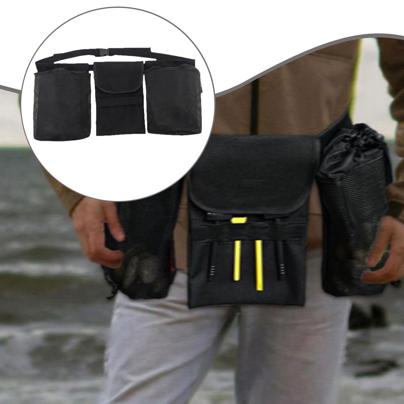 Axioma Rock Collecting Bag Fanny Pack Drawstring Closure Lightweight Foraging Pouch for