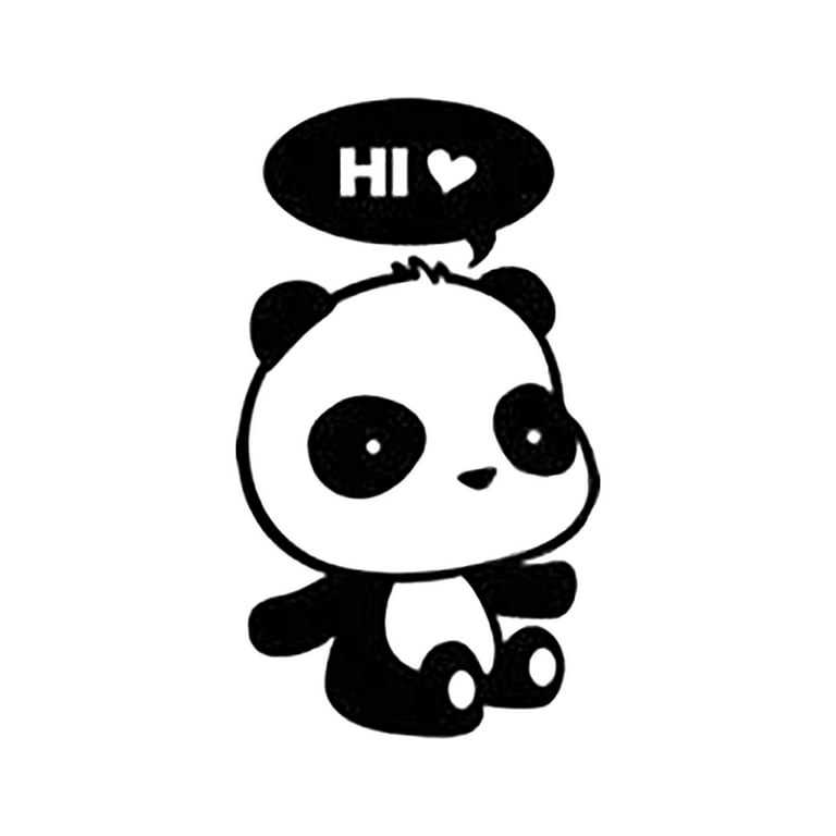 ZHAGHMIN Small Cute Removable Wall Stickers Stickers Panda