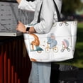 thumbnail image 7 of Sigee Animals in Transport Print Extra Large Waterproof Beach Travel Bag with Zipper - Durable and Versatile for Vacation, Gym, and Daily Use, 7 of 7