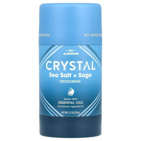 Crystal 2.5 oz Magnesium Deodorant Stick  Sea Salt & Sage