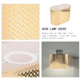 thumbnail image 4 of GOOHOCHY Simple Structure Golden Fabric Lamp Shade for Study Protect Eyes 1Pcs, 4 of 8