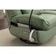 thumbnail image 7 of 270° Swivel Power Recliner Chair with Bluetooth Music Player, Intelligent Voice Control Reclining Chairs with USB Ports, Phone Holder and Hidden Arm Storage, Electric Rocker Sofa, 7 of 7