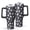 Pioneer Flower Floral-1, variant on 40oz Pioneer Flower Floral Print Pattern Insulated Tumbler with Handle, BPA-Free Leak Proof Lid and Straws, Double Wall Vacuum, Hot 12h/Cold 34h
