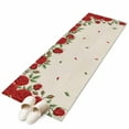 thumbnail image 6 of Red Roses Valentine's Day Kitchen Runner Rug 2x6 Washable Runners for Hallway Non Slip Romantic Spring Floral Rustic Large Area Rug Indoor Floor Carpet for Bathroom Laundry Entryway Bedroom, 6 of 8