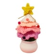 thumbnail image 2 of TERGAYEE Mini Crochet Christmas Tree Yarn Potted Ornament, Mini Christmas Tree Desk Decor Christmas Decorations Christmas Gifts for family, 2 of 3