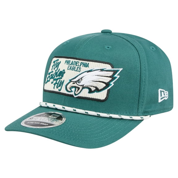 Men's New Era Midnight Green Philadelphia Eagles Chant 9SEVENTY Stretch-Snap Hat