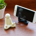 thumbnail image 3 of Phone Stand Resin Meditation Figurines Mobile Daily Use Travel Non-deformable Phone Holder for Desk Decor, 3 of 9