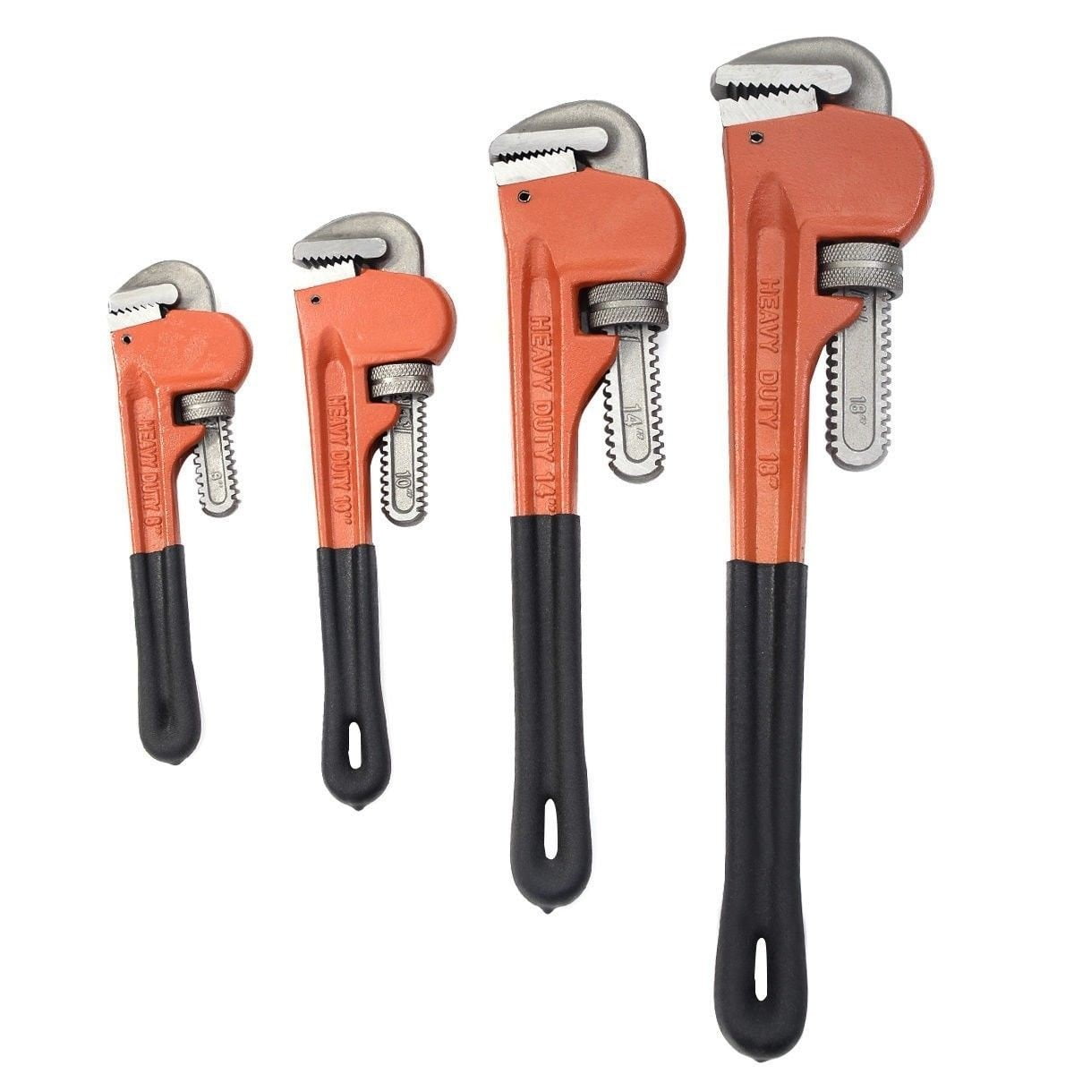 uxcell Pipe Wrench 18-Inch Straight Plumbing Wrench Plumbers Tool with Adjustable Jaw uxcell Pipe Wrench 18-Inch Straight Plumbing Wrench Plumbers Tool with Adjustable Jaw