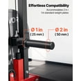 thumbnail image 5 of VEVOR LAT Pull Down Machine, 3-in-1 Row Cable Machine, Cable Machines Home Gym with 3-Level Adjustable Seat, 4-Level Adjustable Foam Roller, Load 400 lbs Lat Tower for Back, Chest, Tricep, Black, 5 of 9